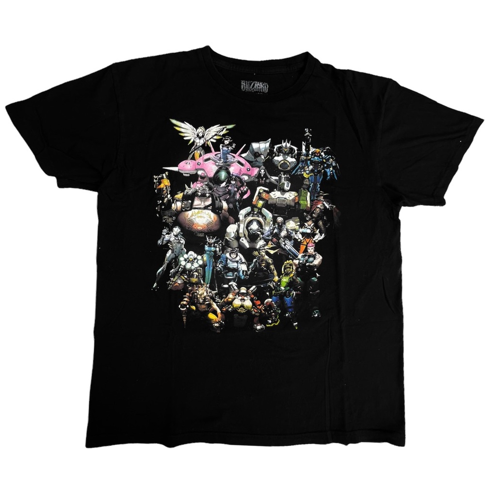 Blizzard Overwatch Black Graphic T-shirt